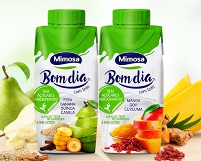 Mimosa lança novas opções de bebidas de leite mais saudáveis
