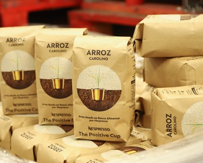 Nespresso doa mais 78 toneladas de arroz ao Banco Alimentar através do projeto ‘Reciclar é Alimentar’