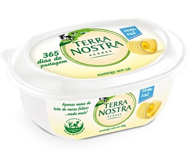 Terra Nostra lança manteiga produzida apenas com natas de leite