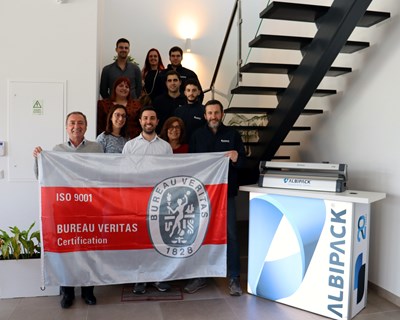 Albipack distinguida com a certificação de qualidade ISO 9001