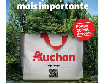 Auchan reforça aposta na sustentabilidade e reduz em 60% o papel dos folhetos