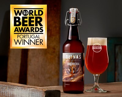 Cerveja Quinas recebe uma medalha de ouro e duas medalhas de prata no World Beer Awards 2023