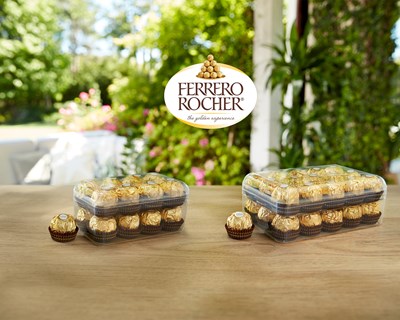 Grupo Ferrero tem nova caixa reciclável para sua linha Ferrero Rocher