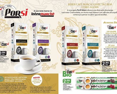 Intermarché lança gama premium de café em cápsulas de alumínio PorSi Select