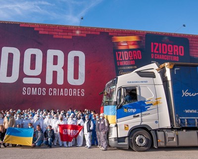 Izidoro doa 22 toneladas de alimentos para a Ucrânia