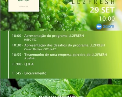 LL2FRESH: O programa de co-criação online que visa a otimização do prazo de validade dos alimentos