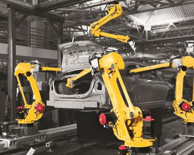 Mercado da robótica industrial em crescimento