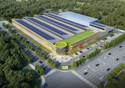 Nova fábrica da Interroll em Suzhou