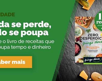 Pingo Doce lança livro com 180 receitas para combater desperdício alimentar
