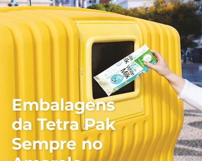 Tetra Pak com o apoio da Sociedade Ponto Verde lança campanha de reciclagem “Sempre no Amarelo”