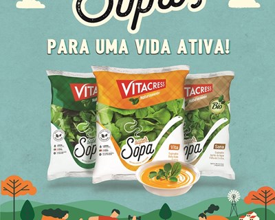 Vitacress apresenta as novas "super sopas"