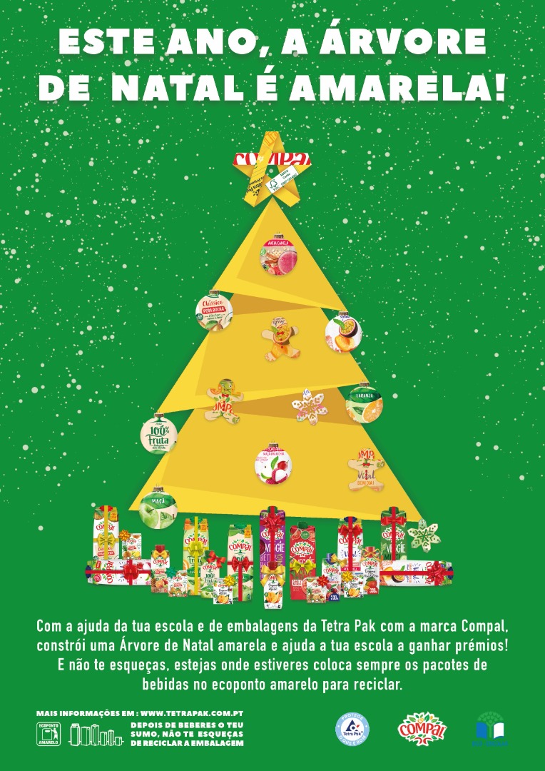 Tetra Pak e Compal dão nova cor às arvores de Natal em nome da reciclagem |  