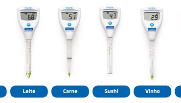 Novos medidores de bolso de pH Foodcare concebidos para produtos alimentares