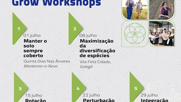 EIT Food Grow Workshops: estão abertas as inscrições para workshops de agricultura regenerativa