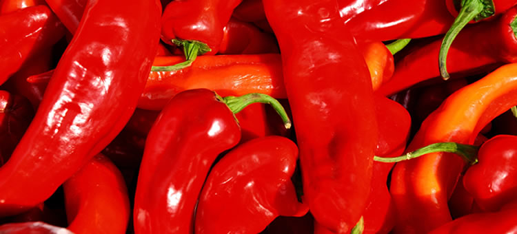 Pimentos picantes como conservantes naturais em aliementos